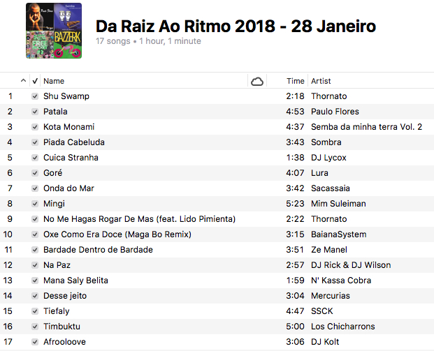 da-raiz-ao-ritmo-28-janeiro-2018-playlist