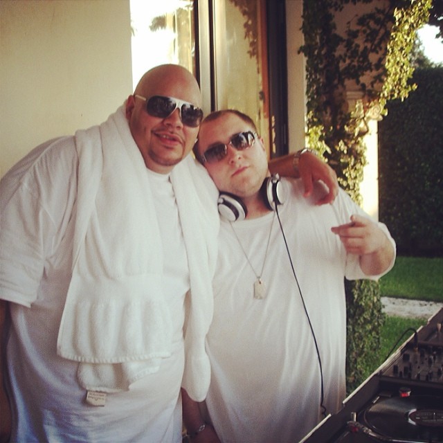 #tbt with my dude @fatjoe at j-Los crib in Miami. Crazy weekend. statikselektCirca 2006